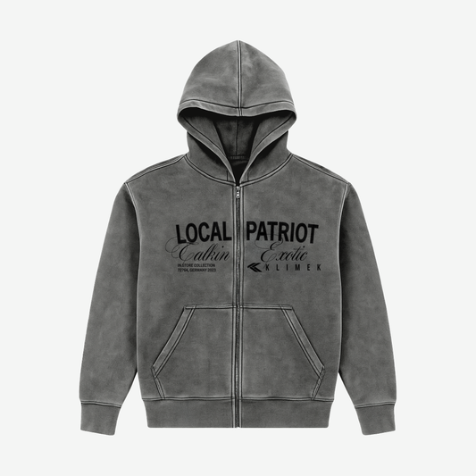KLIMEK | BEATER – ZIPHOODIE ASH GREY V3