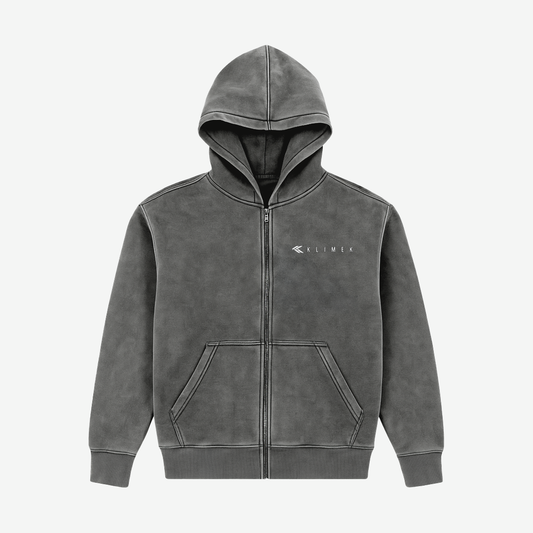 KLIMEK | BEATER – ZIPHOODIE ASH GREY V1