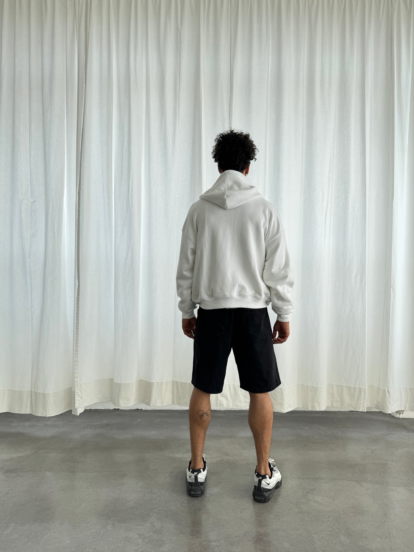 KLIMEK | BEATER – ZIPHOODIE WHITE