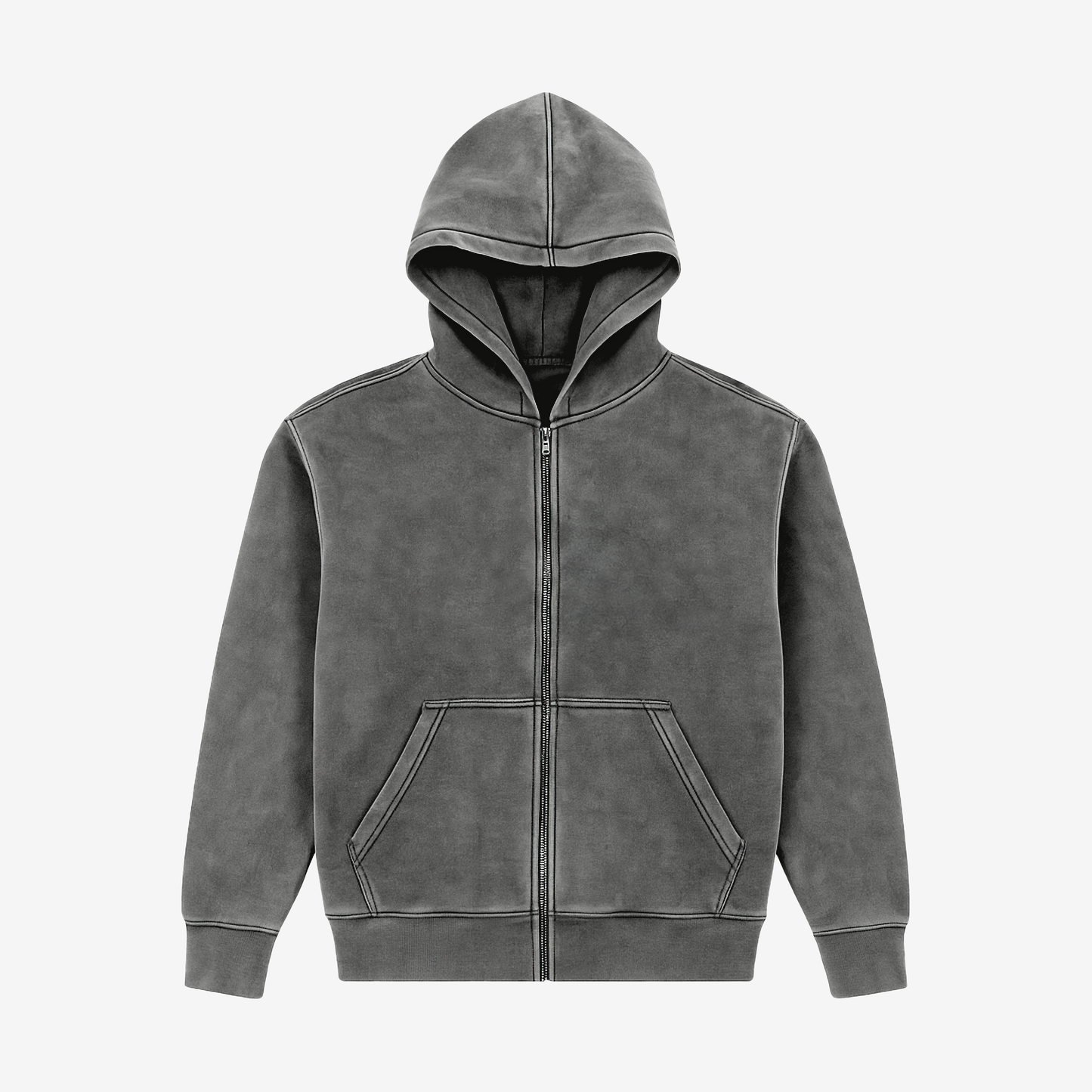 KLIMEK | BEATER – ZIPHOODIE ASH GREY V1