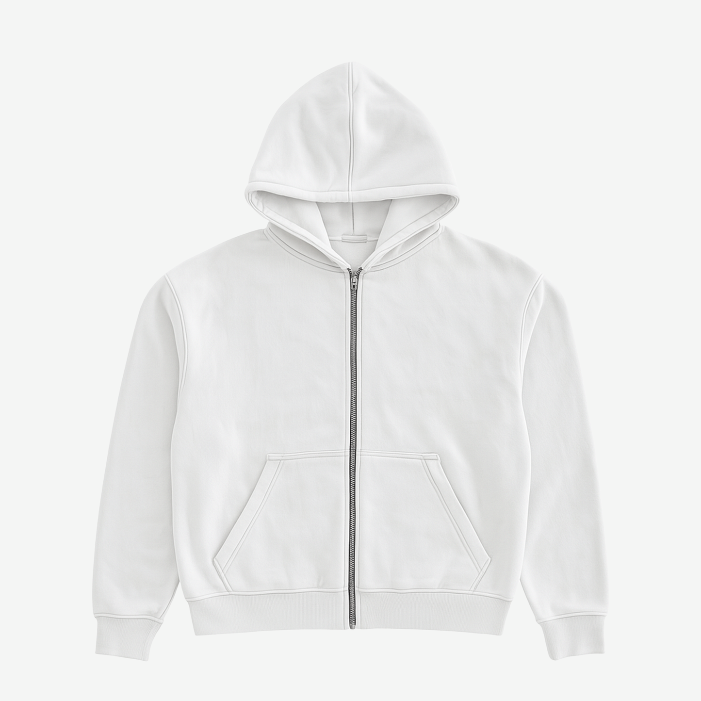 KLIMEK | BEATER – ZIPHOODIE WHITE