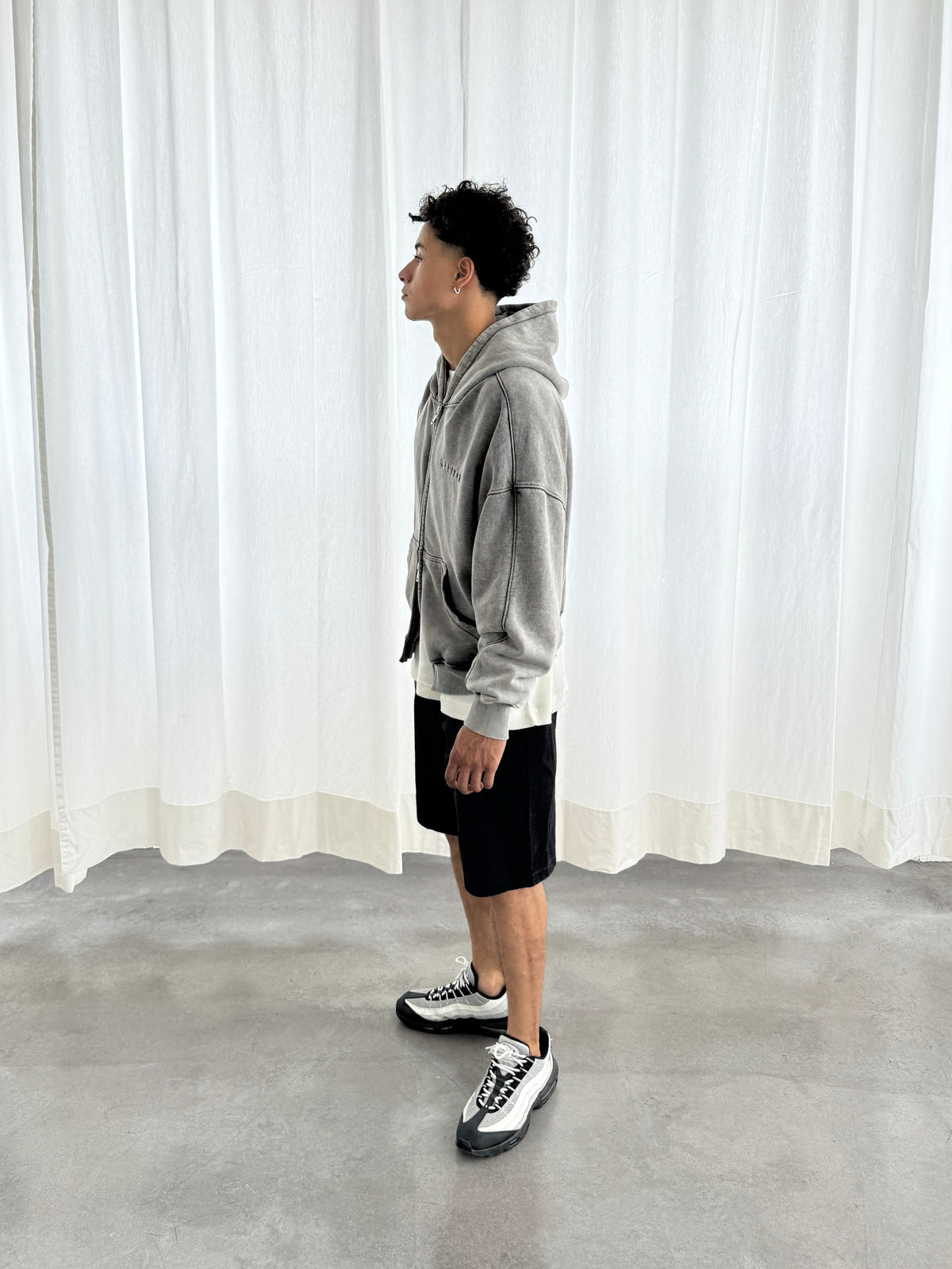 KLIMEK | BEATER – ZIPHOODIE ASH GREY V1