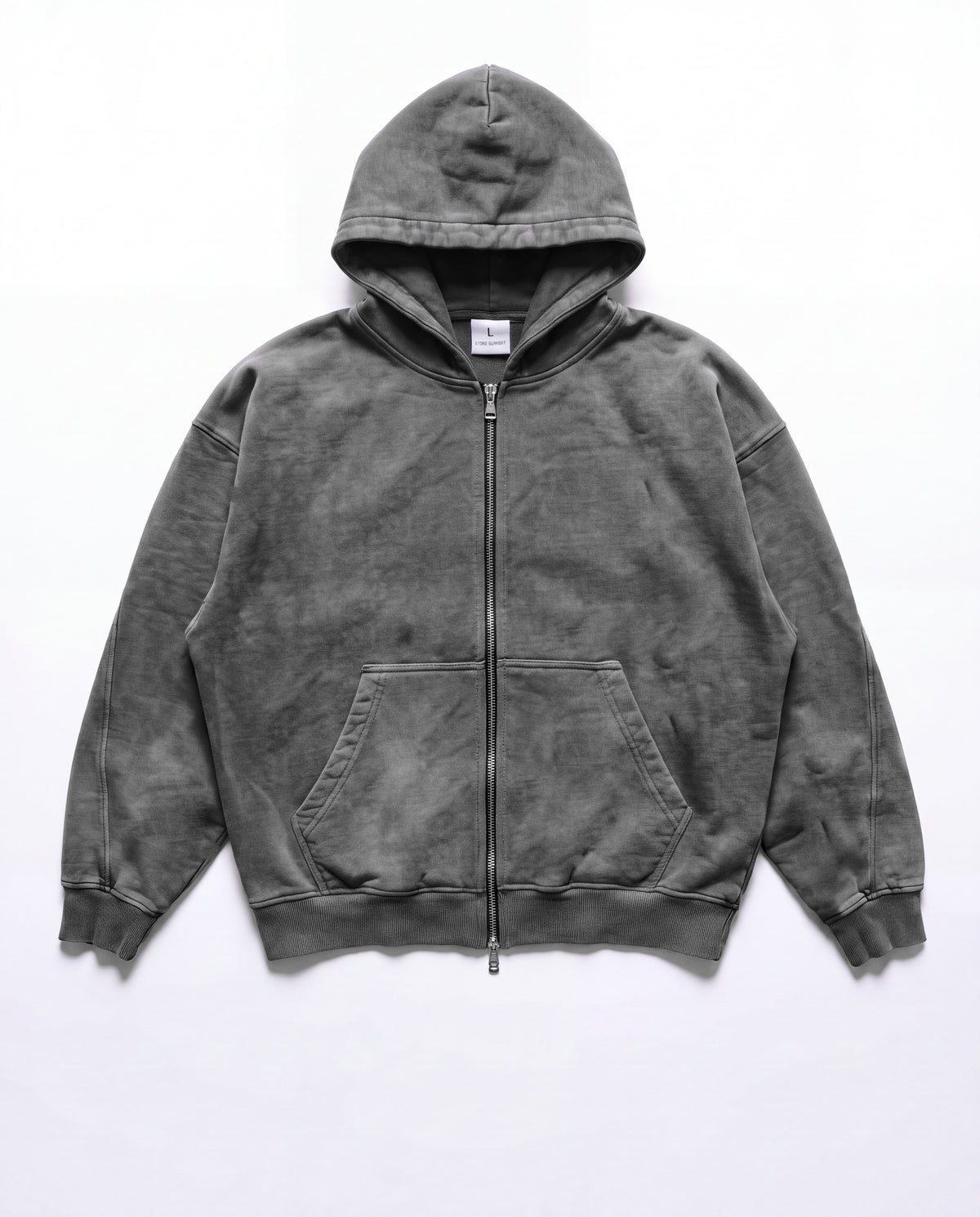 Double Zip Hoodie, Vorderseite