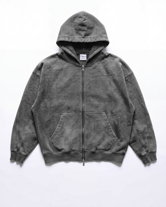Double Zip Hoodie, Vorderseite