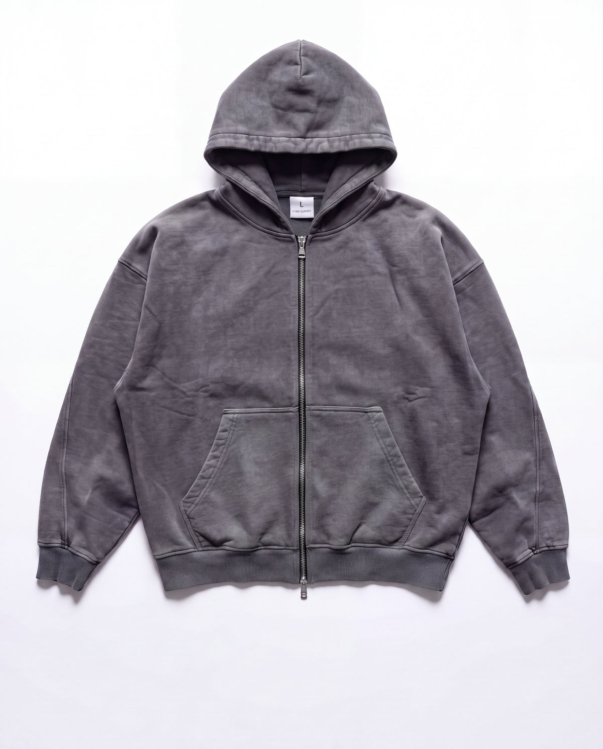 Double Zip Hoodie, Vorderseite