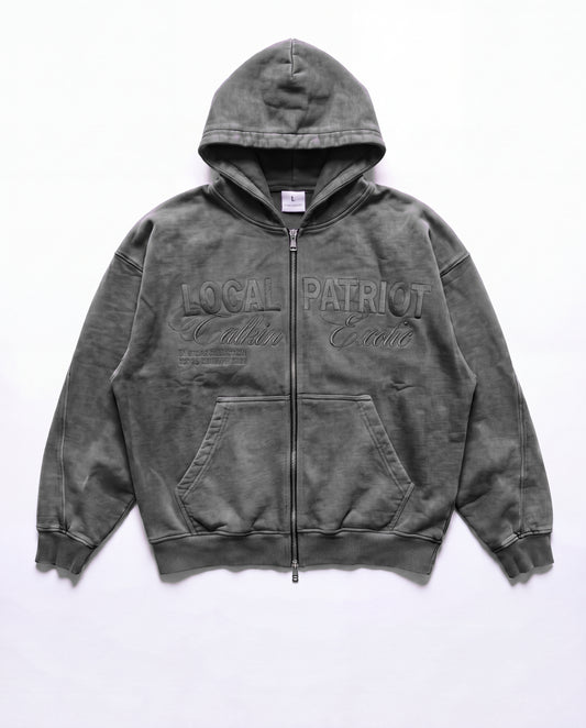 Double Zip Hoodie Local Patriot, Vorderseite