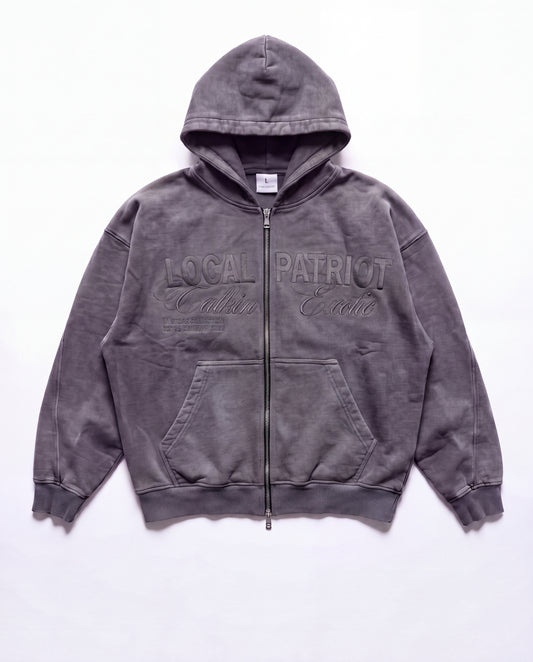 Double Zip Hoodie Local Patriot, Vorderseite